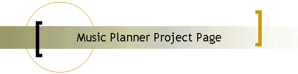 Music Planner Project Page